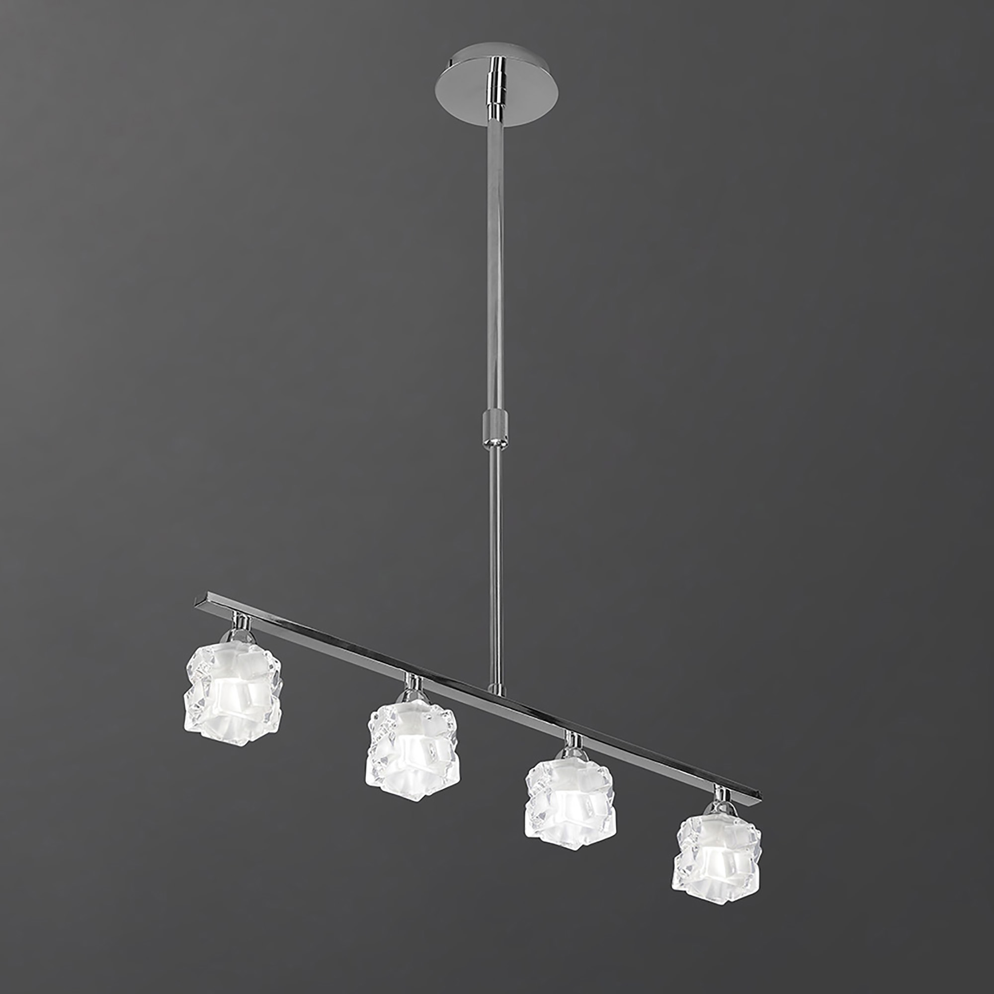 Ice Polished Chrome Ceiling Lights Mantra Linear Fittings